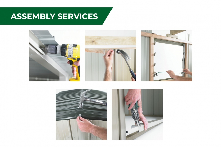Fortress garden shed assembly services