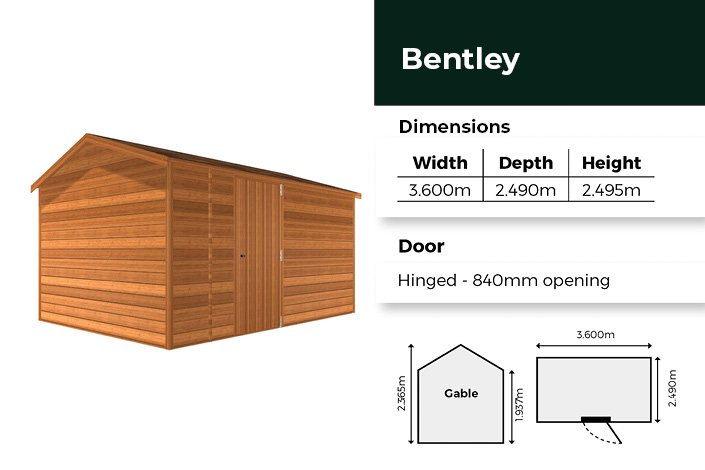Bentley Cedar Shed